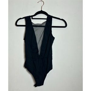 black bodysuit